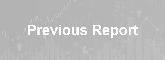 Gray banner with the text “Previous Report” over a faint background of charts and upward-trending graphs.