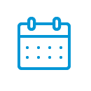 blue calendar icon